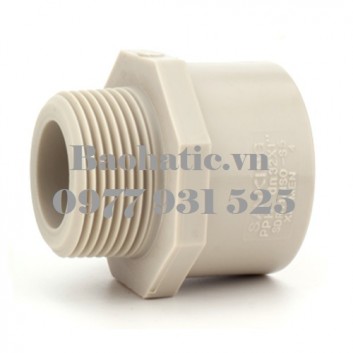 Nối ren ngoài PPR/PPH chịu hóa chất D20x1/2", D25x3/4", D32x1", D40x1.1/4", D50x1.1/2", D62x2"